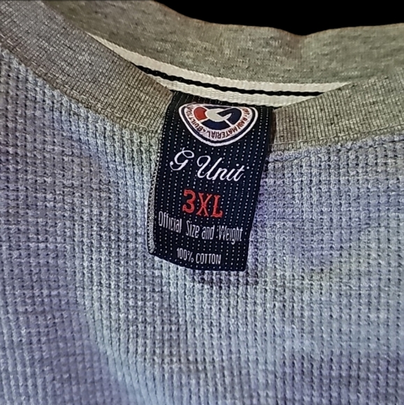 Vintage G-Unit 3XL Long Sleeve Gray Thermal T-shirt - Picture 4 of 4